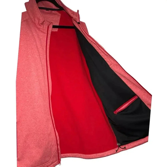 NWOT Boot Barn Men’s Soft Shell Cowboy/Rancher Jacket Red & White Size Large - Picture 8 of 8